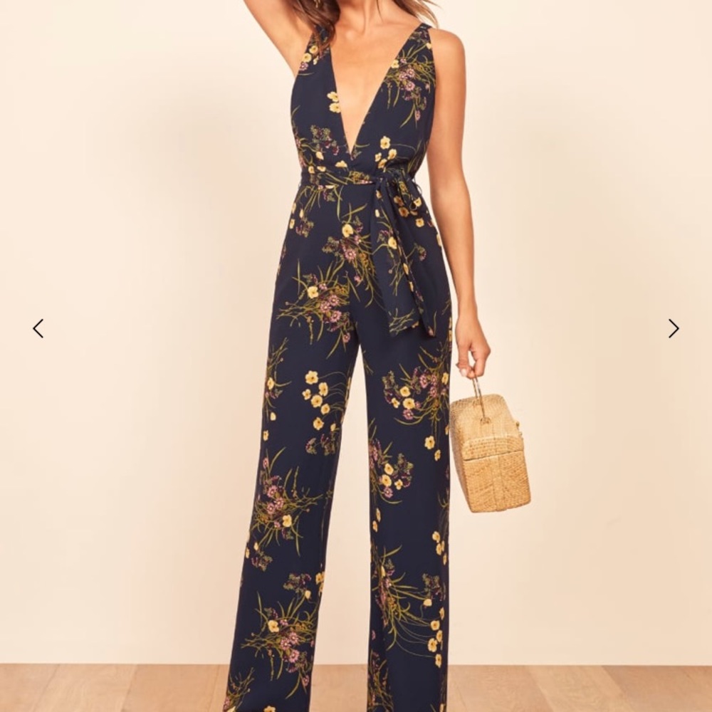 Reformation Mademoiselle Sofi Jumpsuit